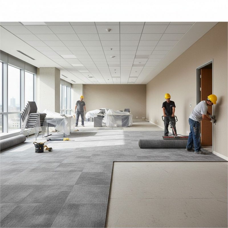 Our team working on Flooring Service projects in Kent, WA