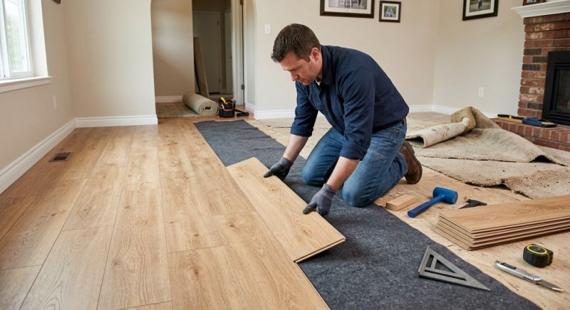 Laminate Floor Remodeling in Kent, WA