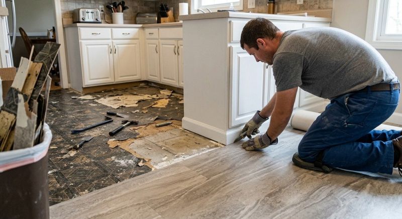 Linoleum Floor Installation in Enumclaw, WA