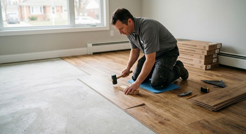 Linoleum Floor Installation in Fox Island, WA