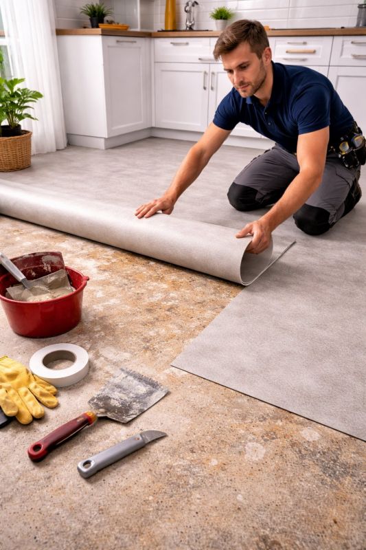 Linoleum Floor Installation in Renton, WA