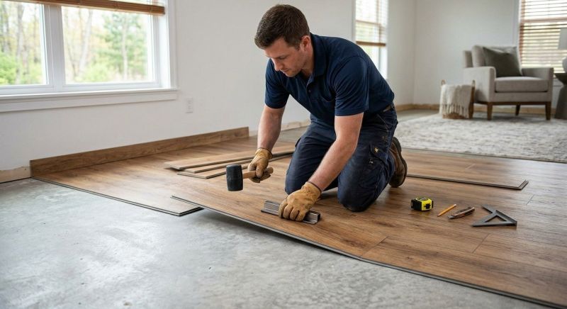 Luxury Vinyl Tile Installation in Steilacoom, WA