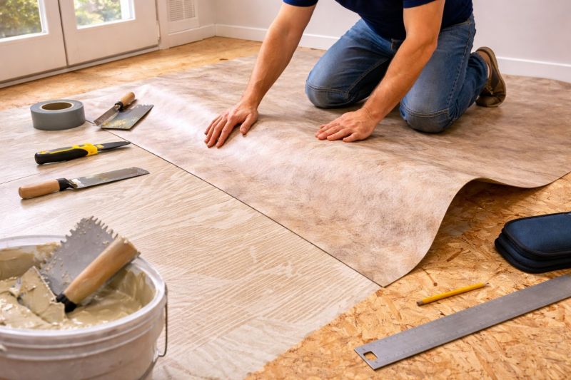 Sheet Flooring Installation in Milton, WA