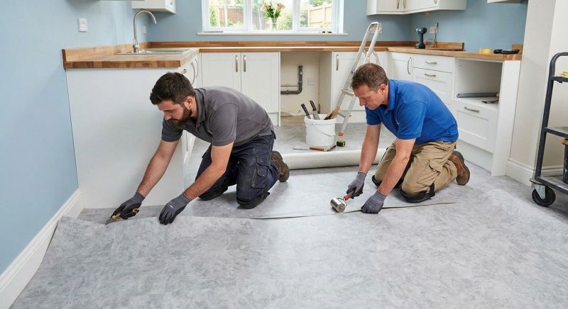 Sheet Linoleum Installation in Kent, WA