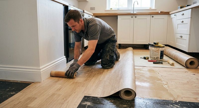 Sheet Linoleum Installation in Pierce County, WA